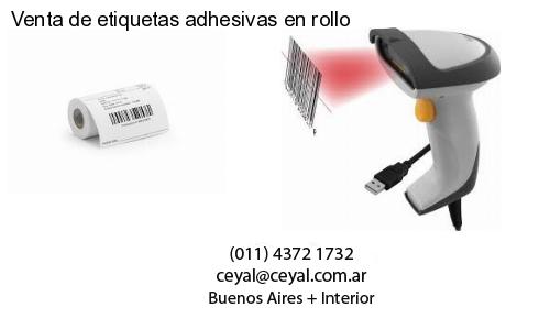 Venta de etiquetas adhesivas en rollo