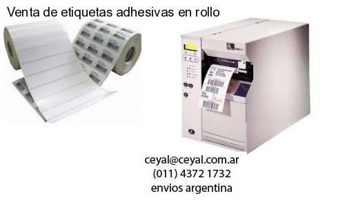 Venta de etiquetas adhesivas en rollo