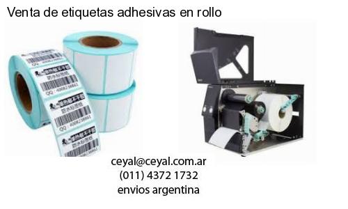 Venta de etiquetas adhesivas en rollo