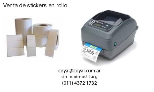 Venta de stickers en rollo
