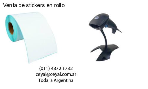 Venta de stickers en rollo