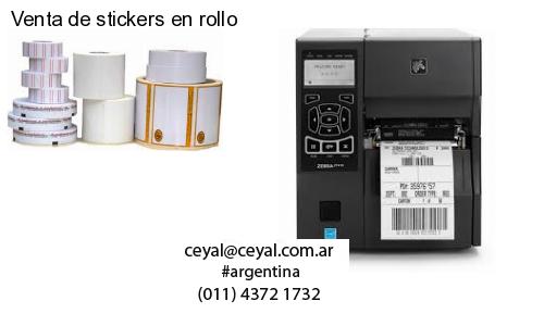 Venta de stickers en rollo