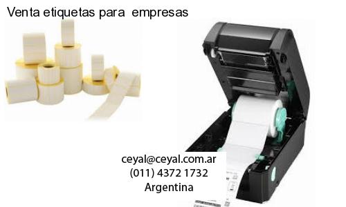 Venta etiquetas para  empresas