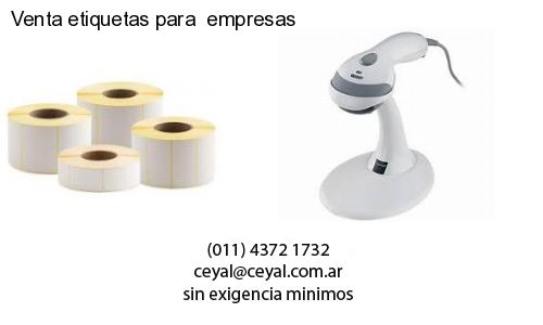 Venta etiquetas para  empresas