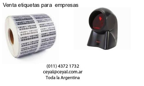 Venta etiquetas para  empresas