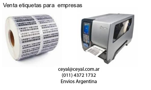 Venta etiquetas para  empresas