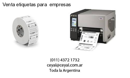 Venta etiquetas para empresas