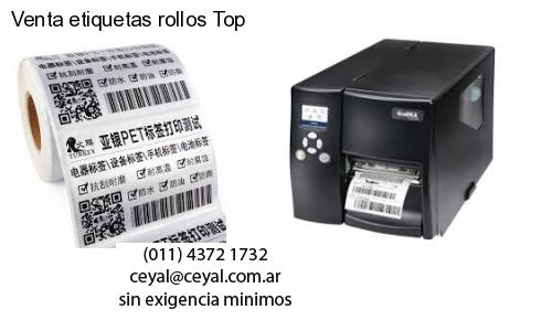 Venta etiquetas rollos Top