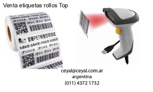 Venta etiquetas rollos Top