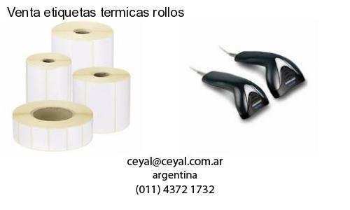 Venta etiquetas termicas rollos