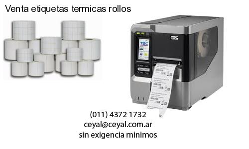 Venta etiquetas termicas rollos