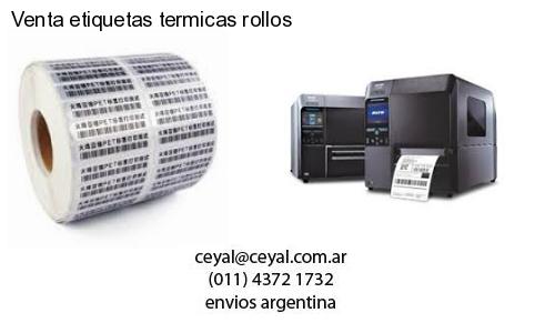 Venta etiquetas termicas rollos
