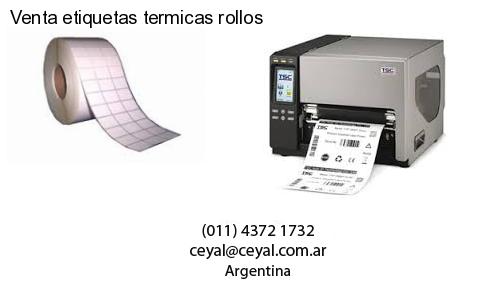 Venta etiquetas termicas rollos