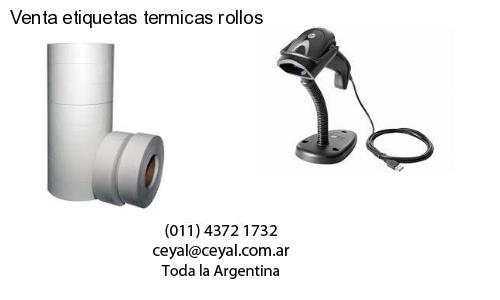Venta etiquetas termicas rollos