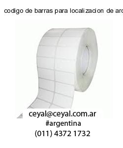 codigo de barras para localizacion de archivos
