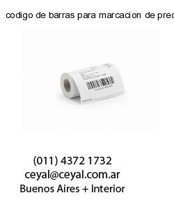 codigo de barras para marcacion de precios