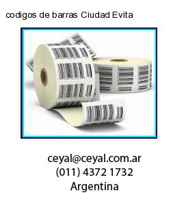 codigos de barras Ciudad Evita