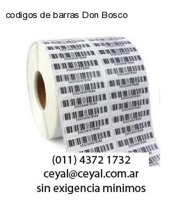 codigos de barras Don Bosco