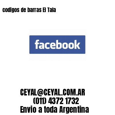codigos de barras El Tala