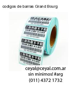 codigos de barras Grand Bourg
