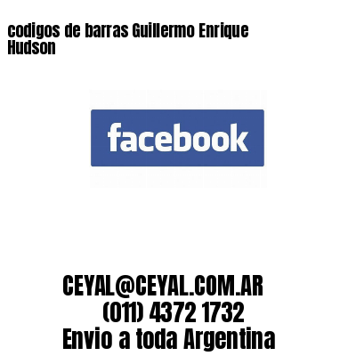 codigos de barras Guillermo Enrique Hudson