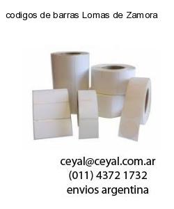 codigos de barras Lomas de Zamora