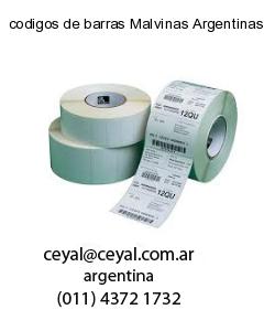 codigos de barras Malvinas Argentinas