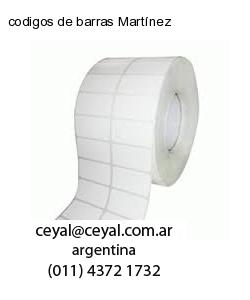 codigos de barras Martínez