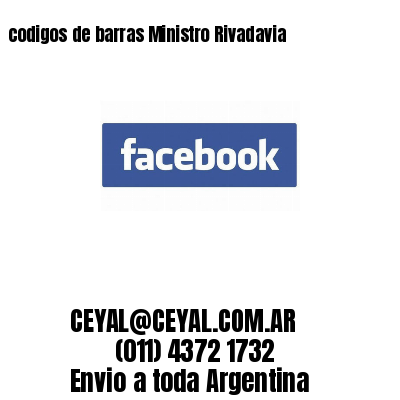 codigos de barras Ministro Rivadavia