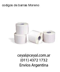 codigos de barras Moreno