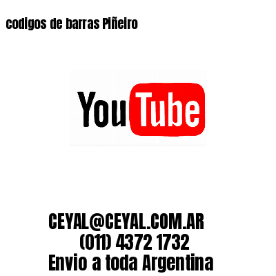 codigos de barras Piñeiro
