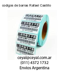 codigos de barras Rafael Castillo