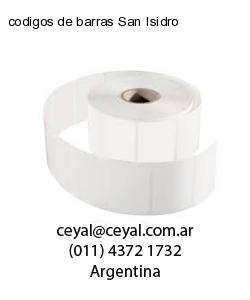 codigos de barras San Isidro