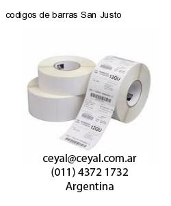 codigos de barras San Justo