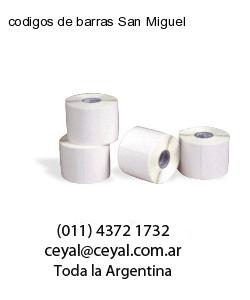 codigos de barras San Miguel