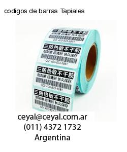 codigos de barras Tapiales