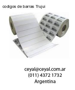codigos de barras Trujui