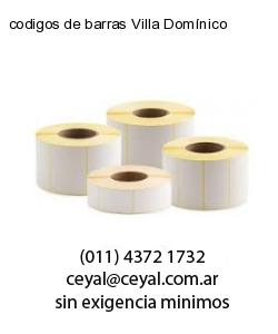 codigos de barras Villa Domínico