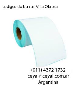 codigos de barras Villa Obrera