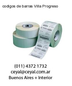 codigos de barras Villa Progreso