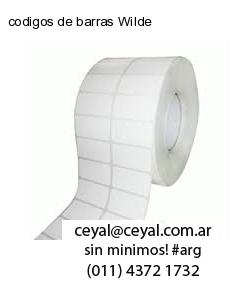 codigos de barras Wilde