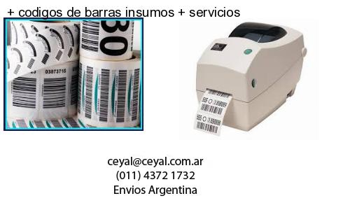   codigos de barras insumos   servicios