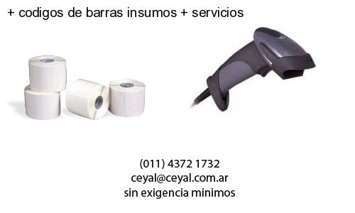   codigos de barras insumos   servicios