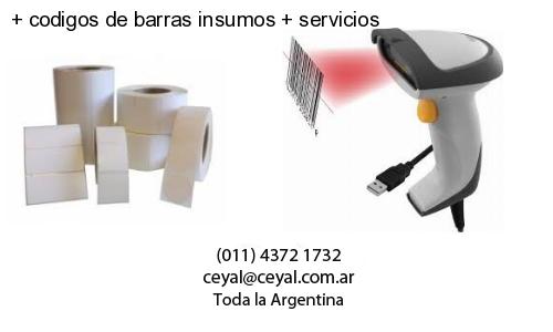   codigos de barras insumos   servicios