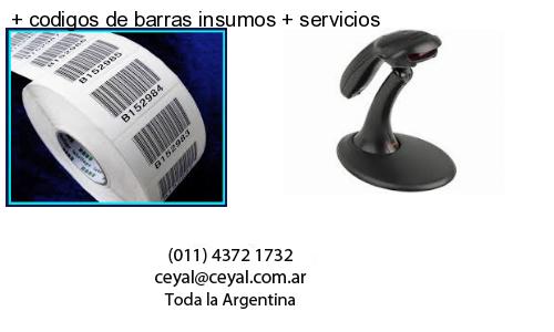   codigos de barras insumos   servicios