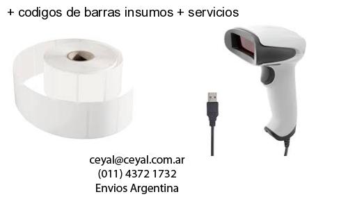   codigos de barras insumos   servicios