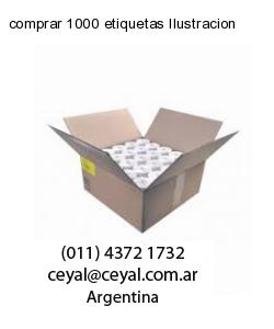 comprar 1000 etiquetas Ilustracion