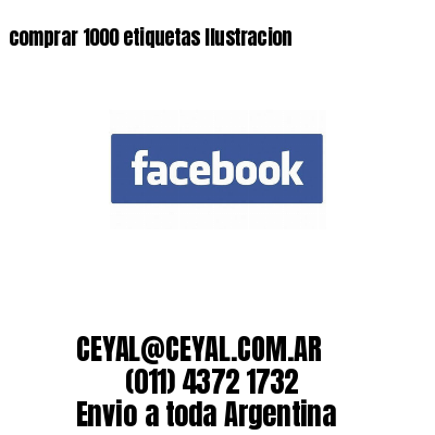 comprar 1000 etiquetas Ilustracion