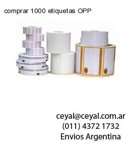 comprar 1000 etiquetas OPP