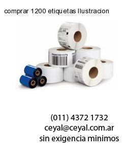 comprar 1200 etiquetas Ilustracion